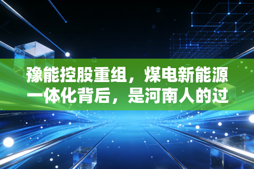 豫能控股重组，煤电新能源一体化背后，是河南人的过冬底气与产业转型样本