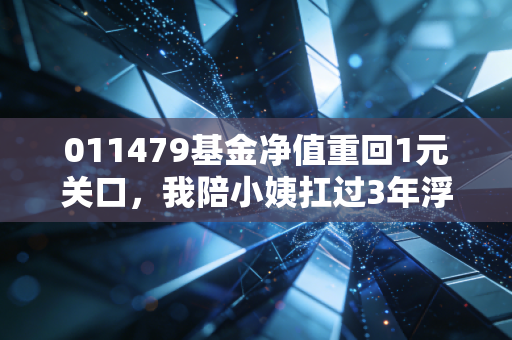 011479基金净值重回1元关口,我陪小姨扛过3年浮亏60%的那些理财感悟