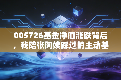 005726基金净值涨跌背后，我陪张阿姨踩过的主动基投资那些坑