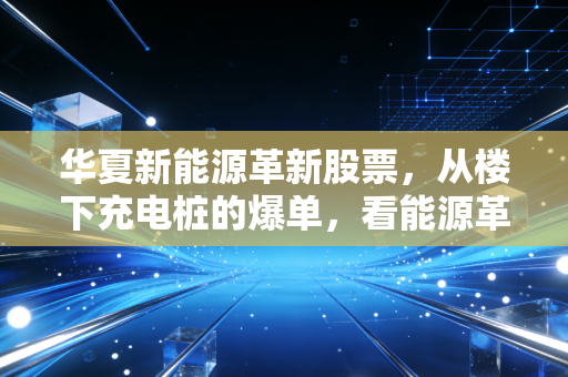 华夏新能源革新股票,从楼下充电桩的爆单,看能源革命赛道的长期投资逻辑