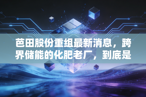 芭田股份重组最新消息，跨界储能的化肥老厂，到底是讲故事还是真转型？