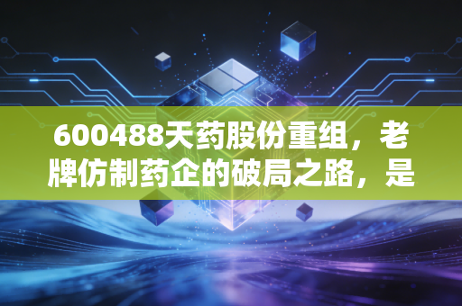 600488天药股份重组，老牌仿制药企的破局之路，是资本噱头还是民生利好？
