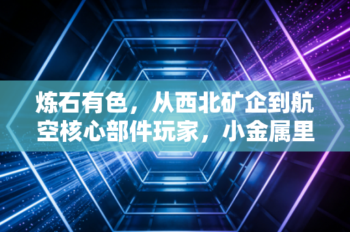 炼石有色，从西北矿企到航空核心部件玩家，小金属里藏着多少普通人没看见的国运红利？