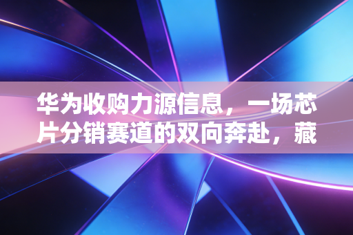 华为收购力源信息，一场芯片分销赛道的双向奔赴，藏着国产替代的底层逻辑