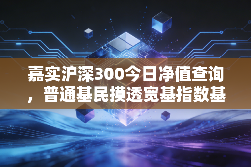 嘉实沪深300今日净值查询,普通基民摸透宽基指数基金的赚钱逻辑指南