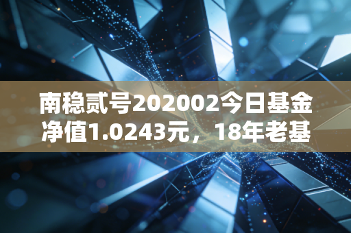南稳贰号202002今日基金净值1.0243元,18年老基的沉浮,藏着普通基民最该懂的投资逻辑