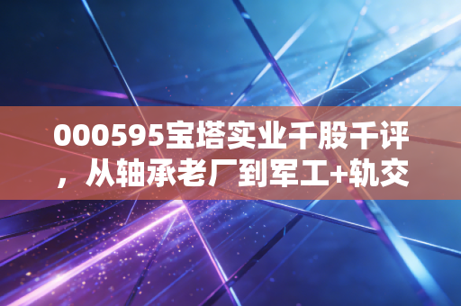 000595宝塔实业千股千评，从轴承老厂到军工+轨交双赛道选手，普通散户该不该上车？