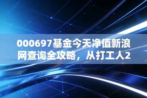 000697基金今天净值新浪网查询全攻略，从打工人2年持基经历看科技QDII的赚钱逻辑