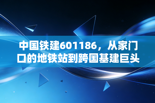 中国铁建601186，从家门口的地铁站到跨国基建巨头，藏在国之重器里的投资逻辑