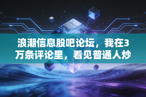 浪潮信息股吧论坛,我在3万条评论里,看见普通人炒股的3个扎心真相