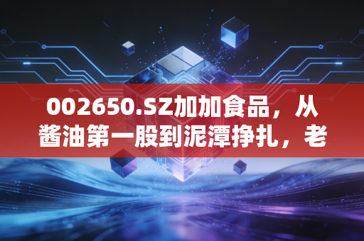002650.SZ加加食品,从酱油第一股到泥潭挣扎,老国民品牌还有机会重回家庭厨房吗?