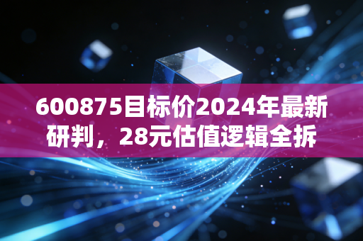 600875目标价2024年最新研判，28元估值逻辑全拆解，普通人能吃到国企重估的红利吗？