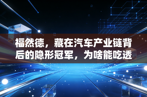 福然德,藏在汽车产业链背后的隐形冠军,为啥能吃透新老车企的供应链刚需?