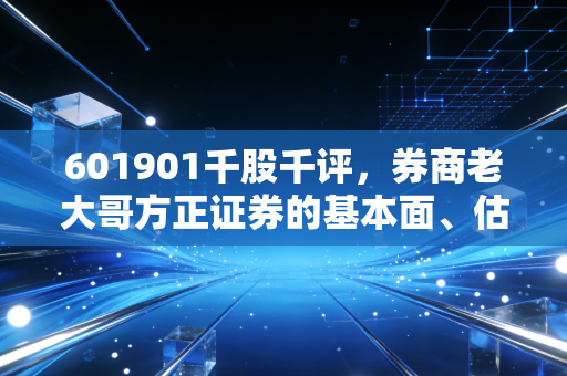 601901千股千评,券商老大哥方正证券的基本面、估值逻辑与普通投资者持仓参考