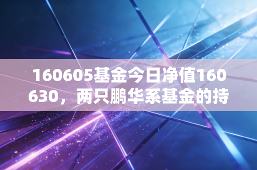 160605基金今日净值160630,两只鹏华系基金的持仓逻辑、涨跌规律和普通投资者适配指南