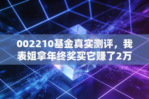 002210基金真实测评，我表姐拿年终奖买它赚了2万，普通人要不要上车？