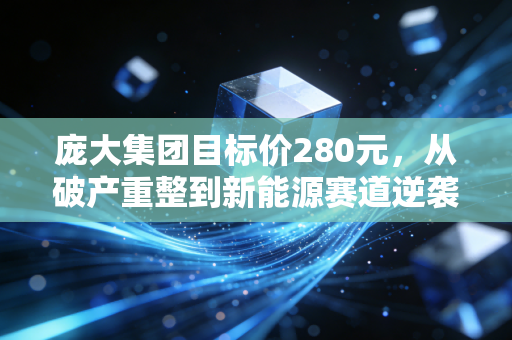 庞大集团目标价280元，从破产重整到新能源赛道逆袭，普通人能不能蹭上这波红利？