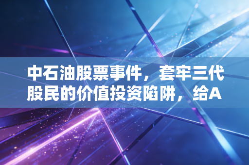 中石油股票事件，套牢三代股民的价值投资陷阱，给A股散户的3个血淋淋教训