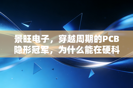 景旺电子，穿越周期的PCB隐形冠军，为什么能在硬科技赛道站稳脚跟？