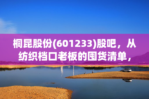 桐昆股份(601233)股吧，从纺织档口老板的囤货清单，看化纤龙头的长坡厚雪到底够不够厚？
