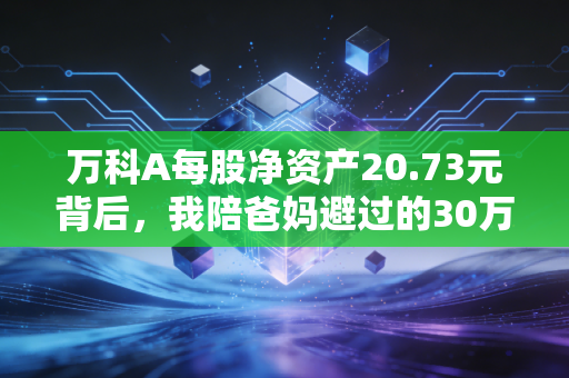 万科A每股净资产20.73元背后，我陪爸妈避过的30万理财暴雷坑，和普通人看得懂的财富安全逻辑
