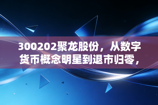 300202聚龙股份，从数字货币概念明星到退市归零，老股民张叔的20万血亏教训给所有投资者提了醒