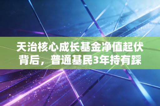 天治核心成长基金净值起伏背后，普通基民3年持有踩过的坑、攒下的财商课