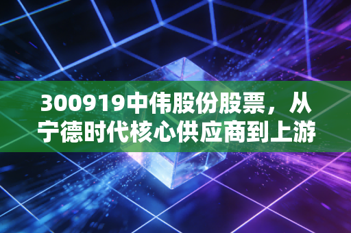 300919中伟股份股票，从宁德时代核心供应商到上游隐形冠军，普通投资者该怎么投？