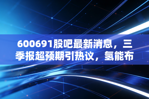 600691股吧最新消息，三季报超预期引热议，氢能布局+国企改革的双重逻辑到底能走多远？