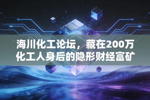 海川化工论坛，藏在200万化工人身后的隐形财经富矿，我靠这里的信息3年赚了70万