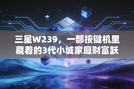 三星W239,一部按键机里藏着的3代小城家庭财富跃迁密码
