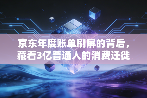 京东年度账单刷屏的背后，藏着3亿普通人的消费迁徙与钱袋子密码