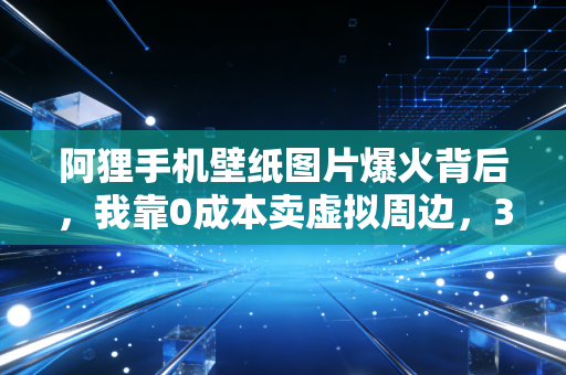 阿狸手机壁纸图片爆火背后，我靠0成本卖虚拟周边，3个月赚了4万的轻创业真相