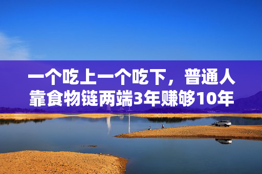 一个吃上一个吃下，普通人靠食物链两端3年赚够10年工资的真实逻辑