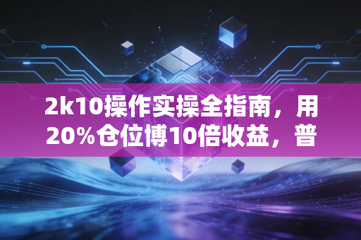 2k10操作实操全指南,用20%仓位博10倍收益,普通人的低风险高收益路径真的存在?