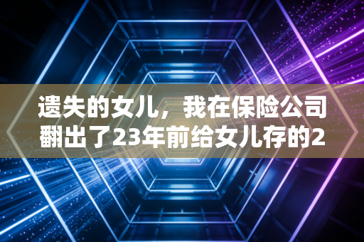 遗失的女儿，我在保险公司翻出了23年前给女儿存的27万压岁钱