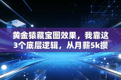 黄金猿藏宝图效果,我靠这3个底层逻辑,从月薪5k攒出第一桶金50万