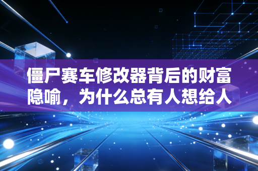 僵尸赛车修改器背后的财富隐喻，为什么总有人想给人生开作弊码却亏得血本无归？