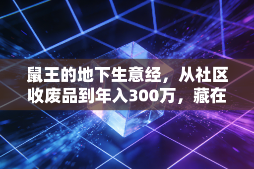 鼠王的地下生意经，从社区收废品到年入300万，藏在下沉市场的隐形财富密码