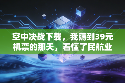 空中决战下载,我薅到39元机票的那天,看懂了民航业千亿级商战的底层逻辑