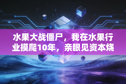 水果大战僵尸，我在水果行业摸爬10年，亲眼见资本烧光200亿后，小商贩反而赢了