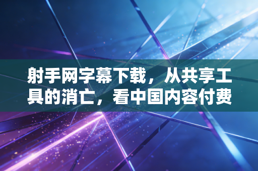 射手网字幕下载，从共享工具的消亡，看中国内容付费20年的财富洗牌逻辑