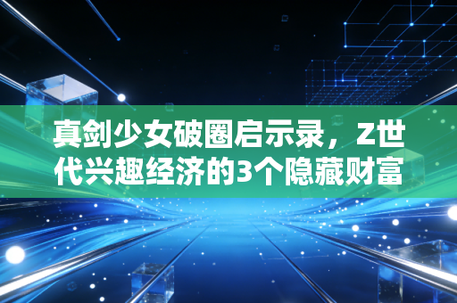 真剑少女破圈启示录,Z世代兴趣经济的3个隐藏财富密码