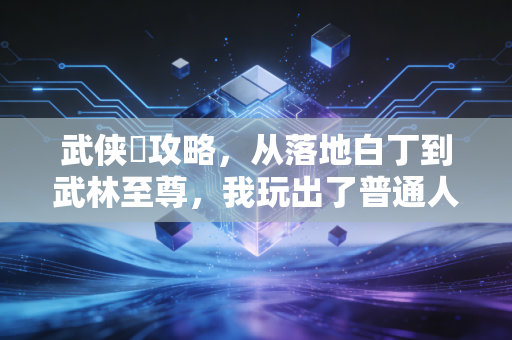 武侠乂攻略,从落地白丁到武林至尊,我玩出了普通人逆袭的生存理财逻辑