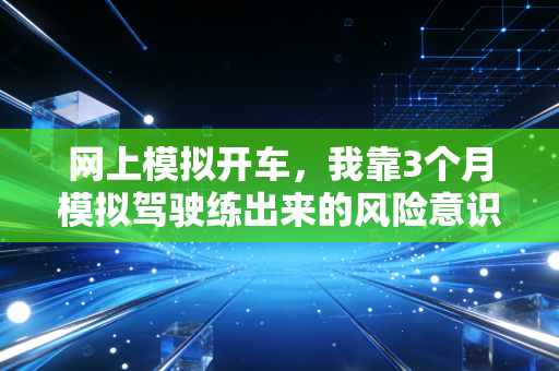 网上模拟开车,我靠3个月模拟驾驶练出来的风险意识,帮家里躲过了20万理财亏损