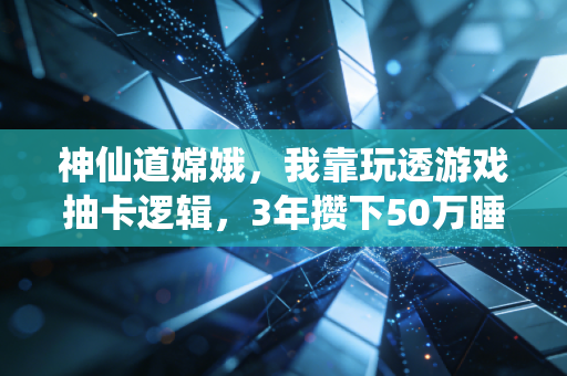 神仙道嫦娥，我靠玩透游戏抽卡逻辑，3年攒下50万睡后收入