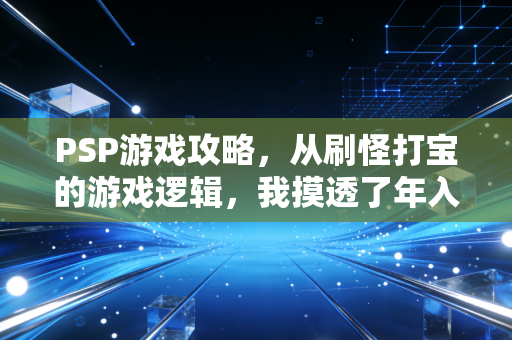 PSP游戏攻略，从刷怪打宝的游戏逻辑，我摸透了年入30万的普通人理财心法