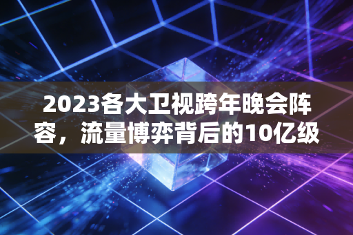 2023各大卫视跨年晚会阵容，流量博弈背后的10亿级生意经与普通人的新机会