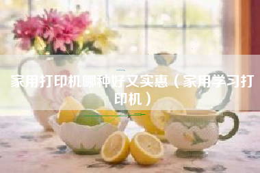 家用打印机哪种好又实惠（家用学习打印机）