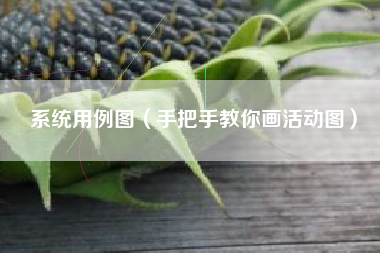 系统用例图（手把手教你画活动图）